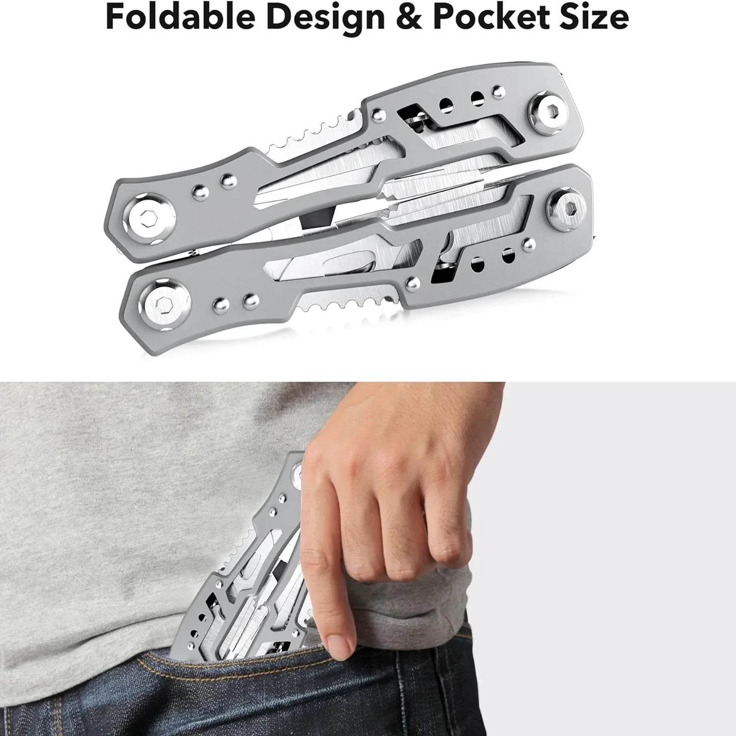 Couteau Pliant Multi-Outils EDC