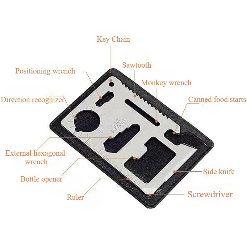 Carte de Survie 11 en 1