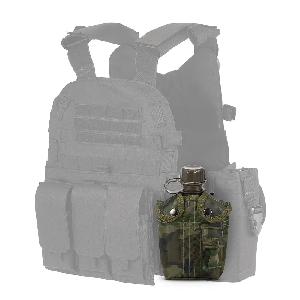 Gourde militaire 1L avec housse tactique