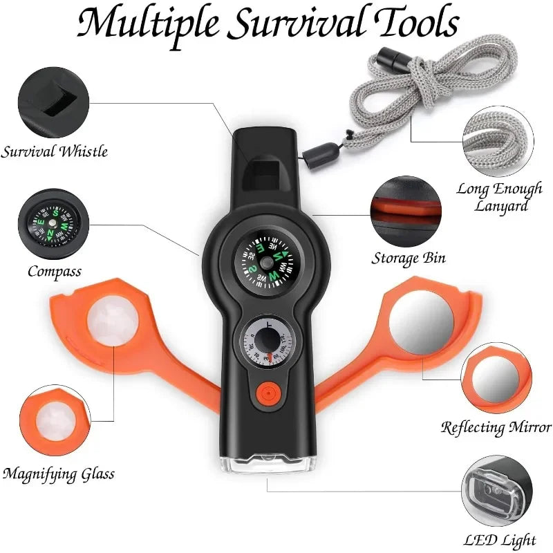 Sifflet de Survie 7 en 1
