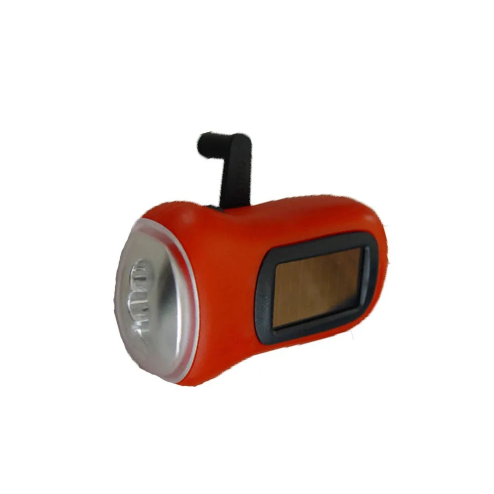 Lampe de Poche LED Dynamo & Solaire