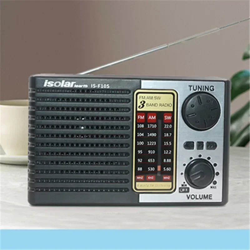 Radio d’Urgence 3-en-1 à énergie solaire