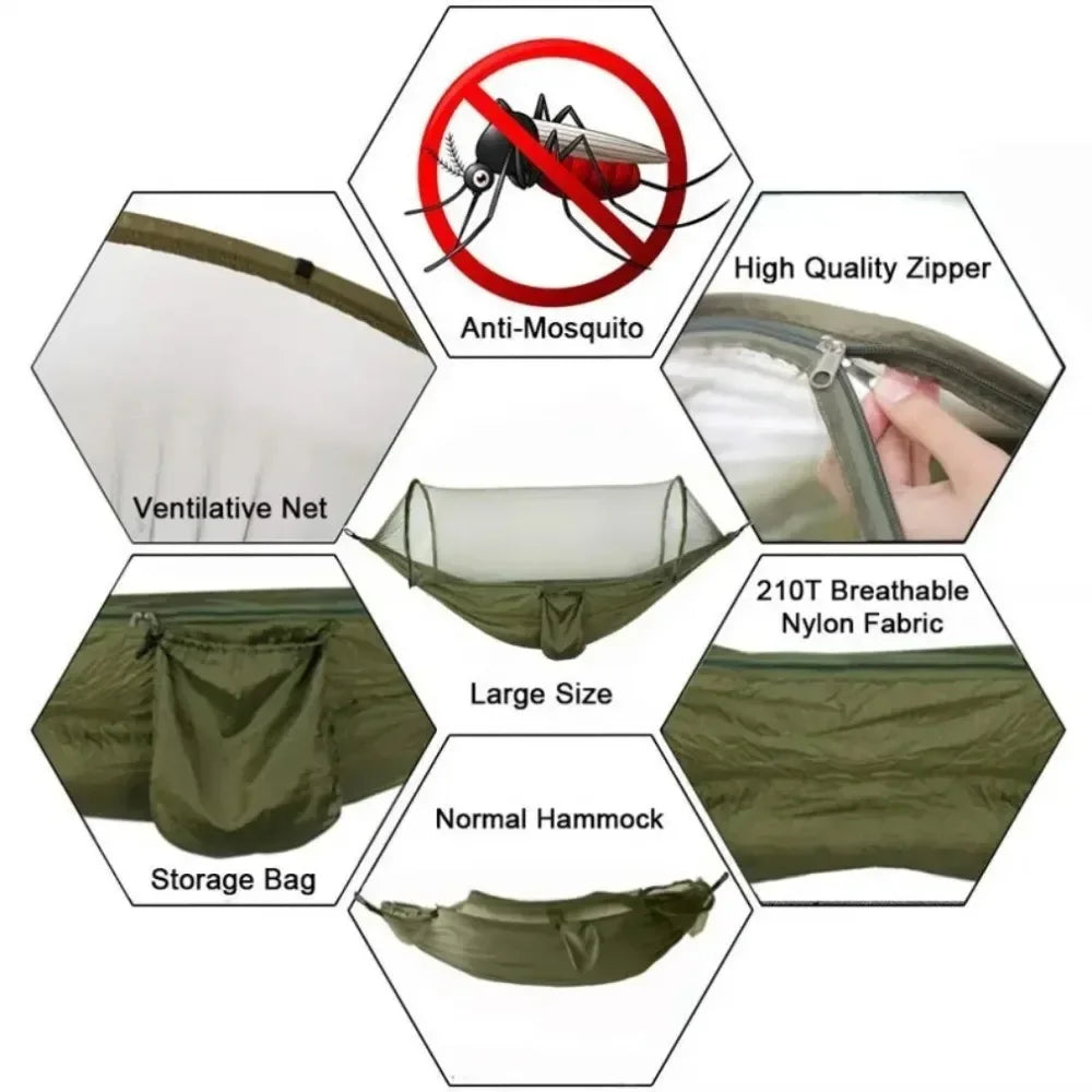Hamac de Survie avec Moustiquaire