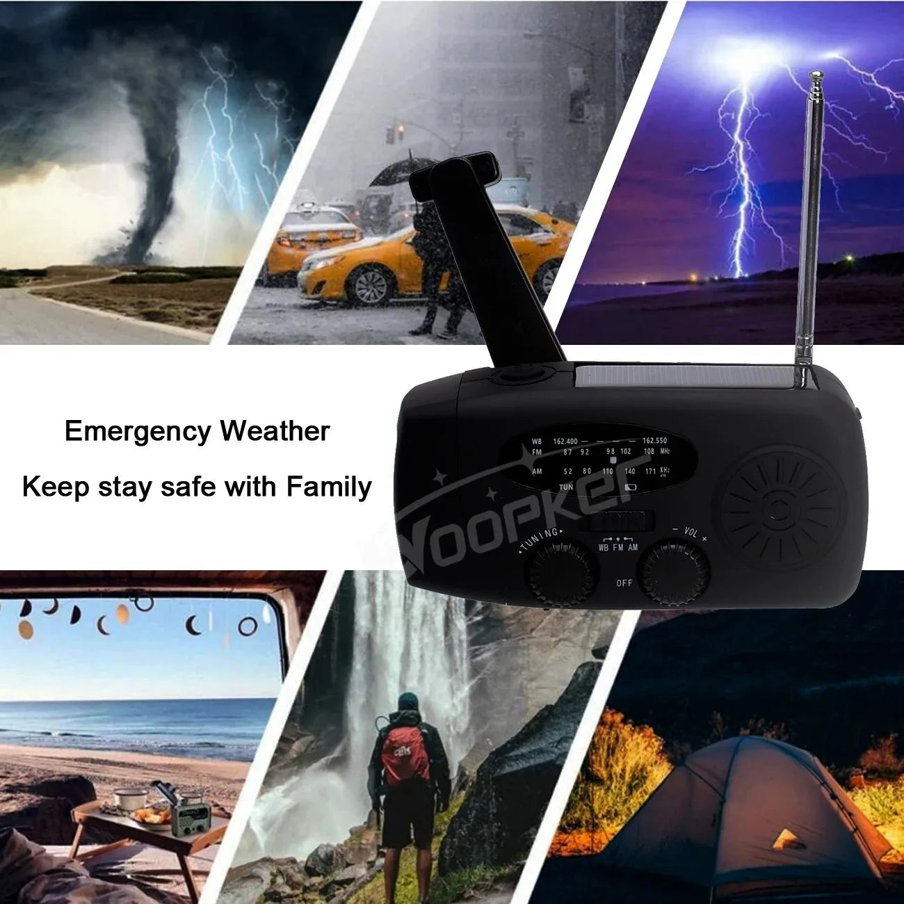 Radio de survie Woopker E30