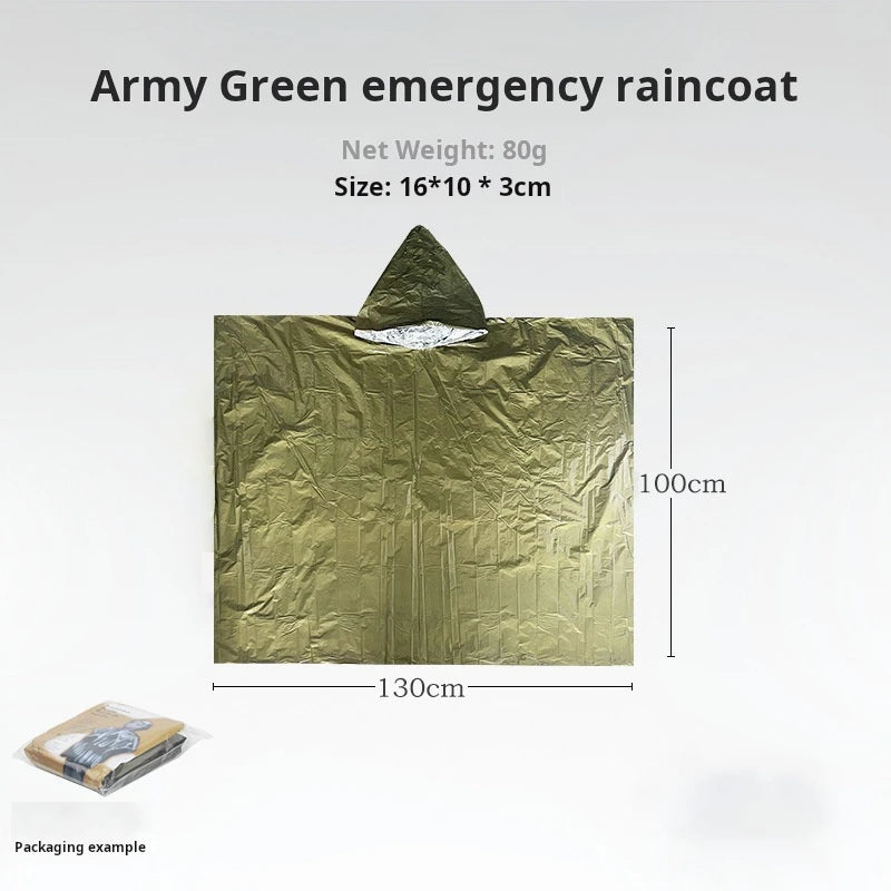 Poncho de Survie d’Urgence 2-en-1