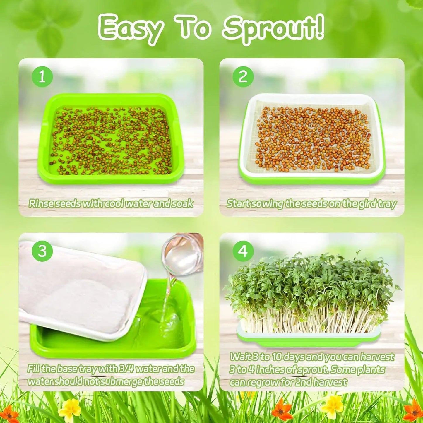 Plateau de Germination Double Couche