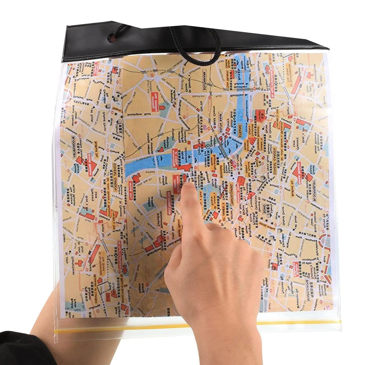 Etui étanche pour cartes routières