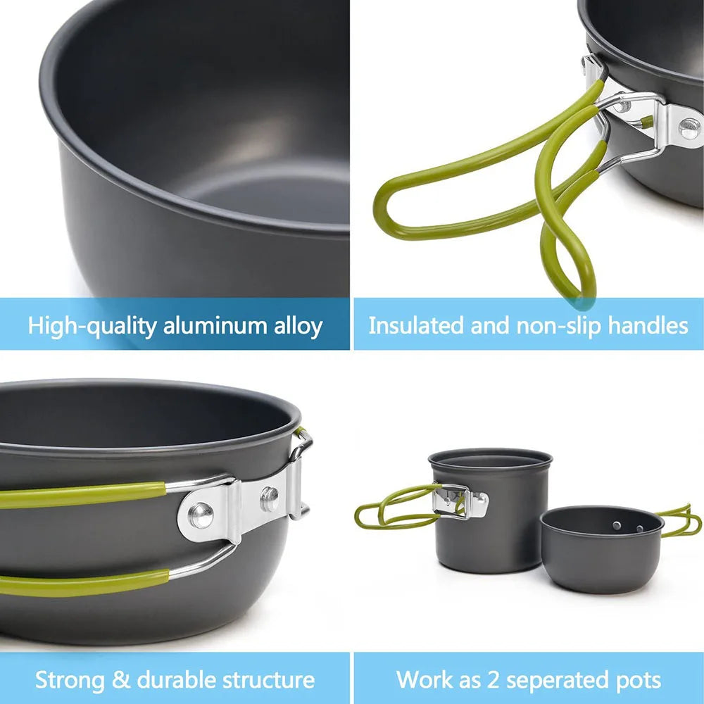 Kit de Cuisine Ultraléger pour Camping & Randonnée