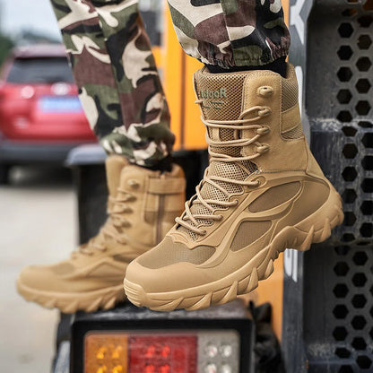 Chaussures bottes tactiques antidérapant