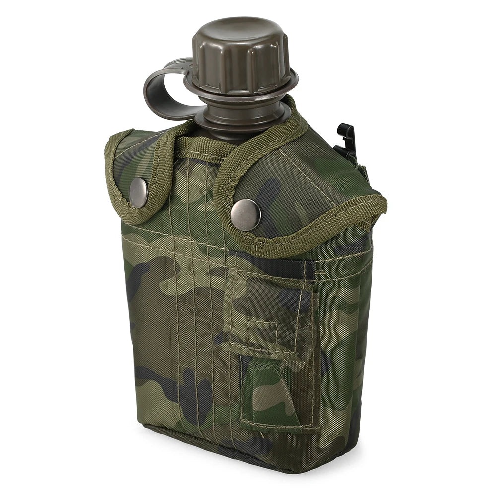 Gourde militaire 1L avec housse tactique