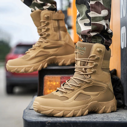 Chaussures bottes tactiques antidérapant