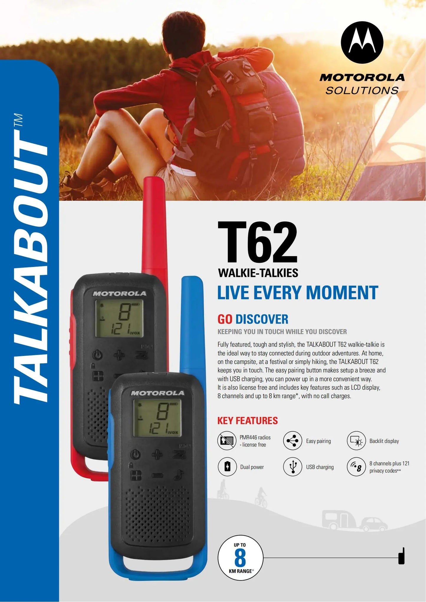 Talkie-Walkie Motorola T62