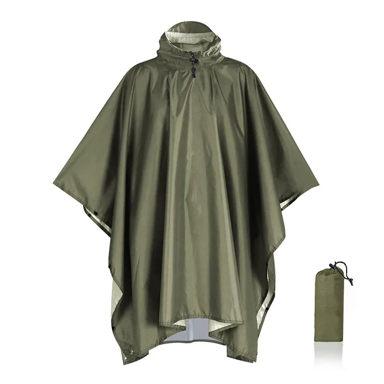 Poncho Militaire Imperméable 3 en 1 - Multifonction & Résistant