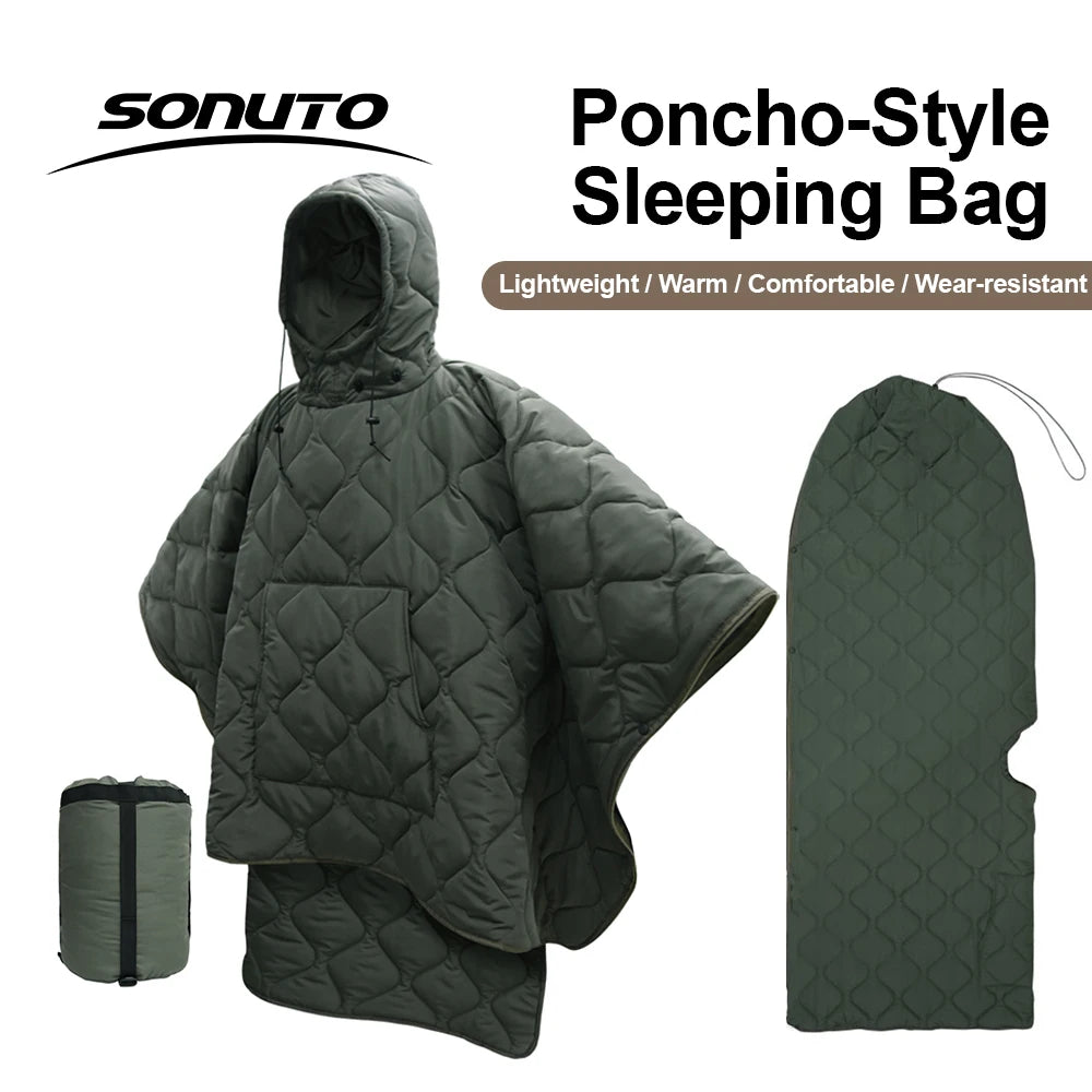 Poncho, sac de couchage 1 p
