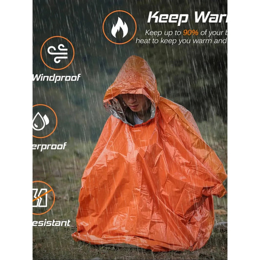 Poncho de Survie d’Urgence 2-en-1