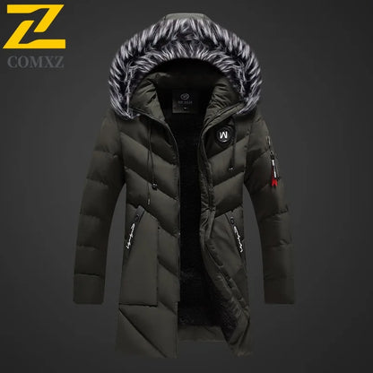Parka à capuche coupe-vent