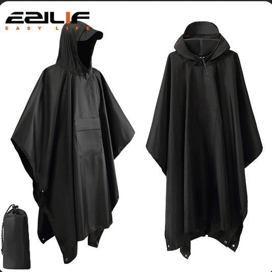 Poncho Militaire Imperméable 3 en 1 - Multifonction & Résistant