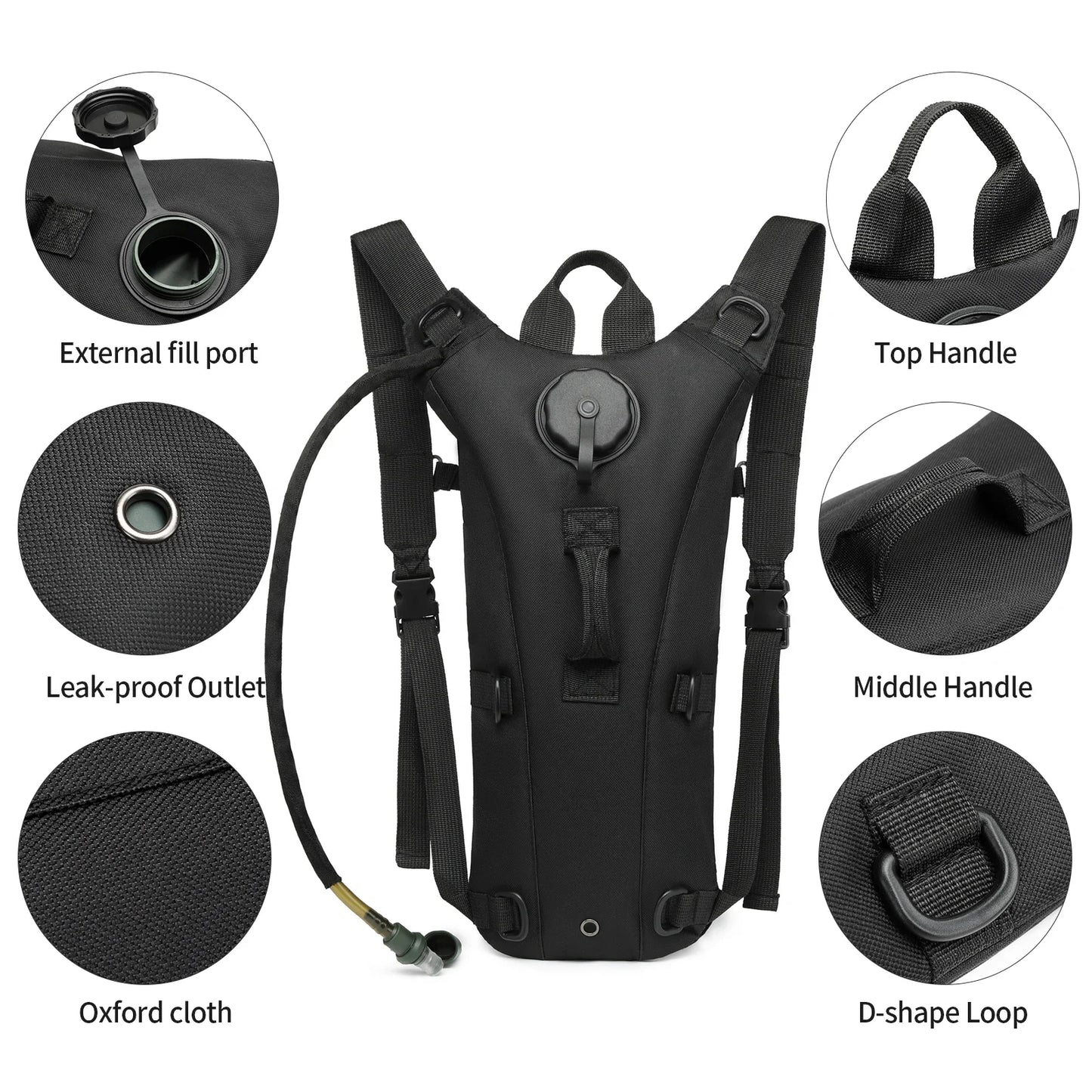 Sac à dos d’hydratation militaire