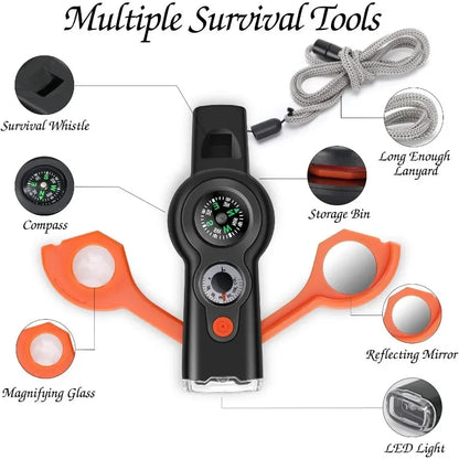 Sifflet de Survie 7 en 1