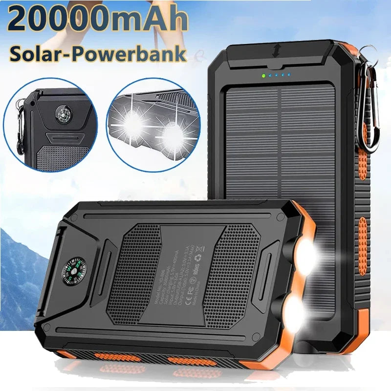 Power Bank Solaire 20 000 mAh
