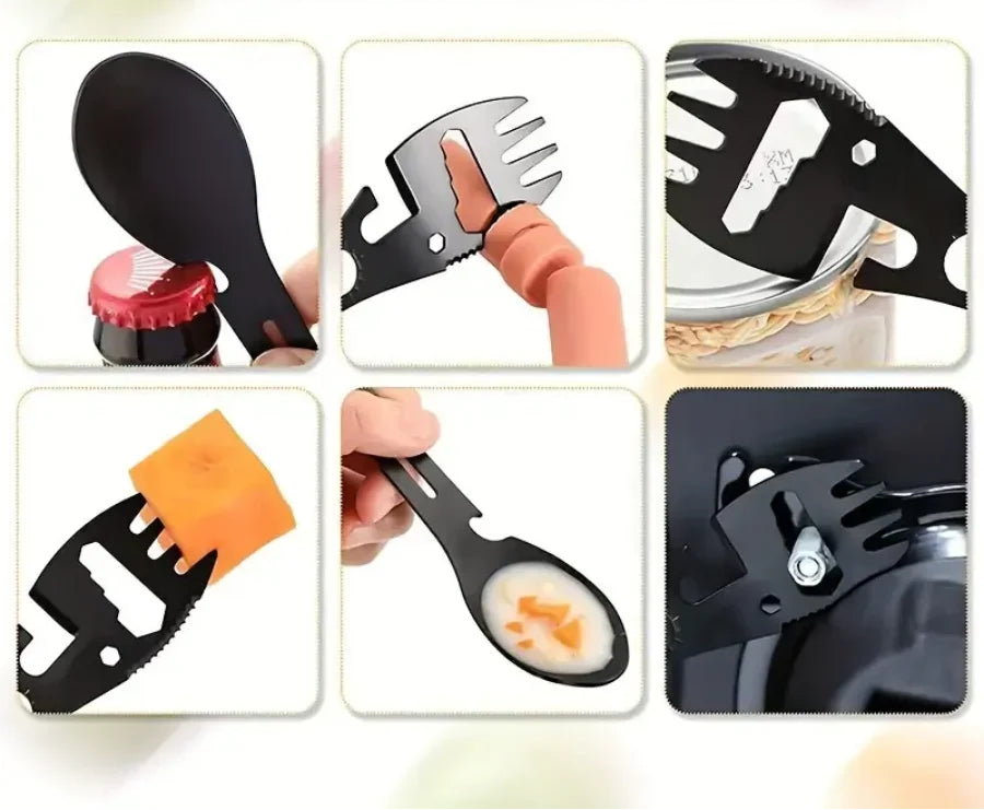 Outil de Repas Multifonction - Kit EDC Survie 5 en 1