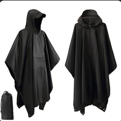 Poncho Militaire Imperméable 3 en 1 - Multifonction & Résistant