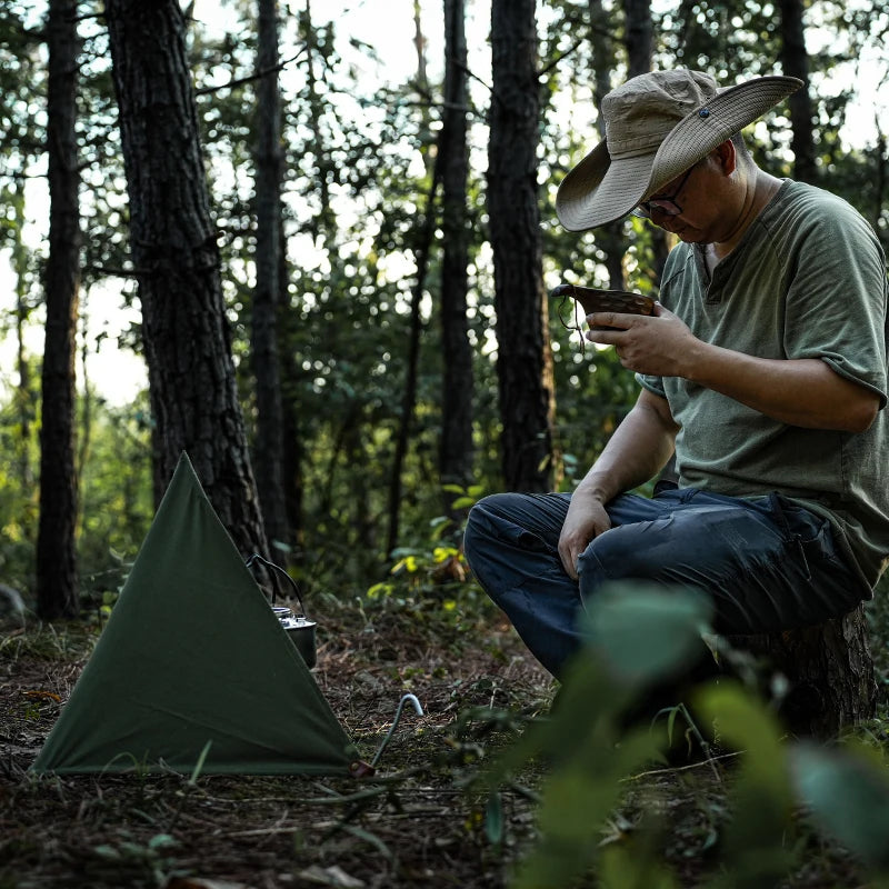 Pare-Vent pour Feu de Camp et Réchaud