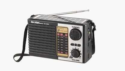 Radio d’Urgence 3-en-1 à énergie solaire