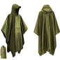 Poncho Militaire Imperméable 3 en 1 - Multifonction & Résistant