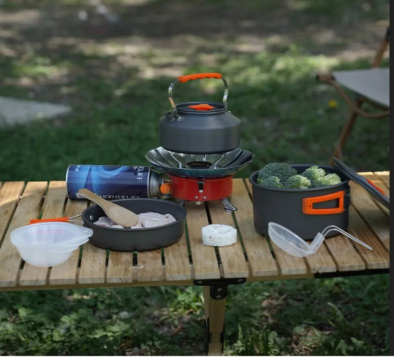 Batterie de Cuisine Outdoor 1 à 3 personnes