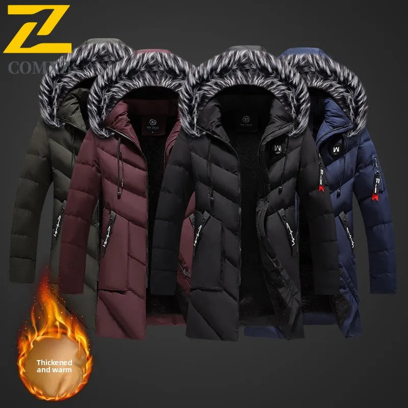 Parka à capuche coupe-vent