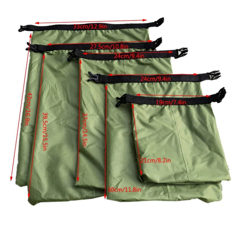 Pack de 5 sacs étanches