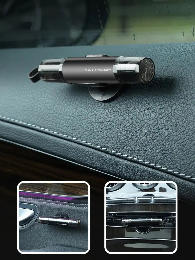 Mini Marteau de Sécurité auto 2-en-1