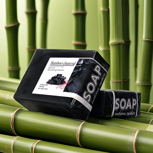 Savon au charbon actif de bambou, 100g