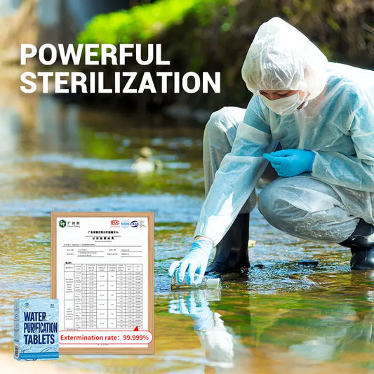 Boîte de 25 comprimés de Purification d'eau