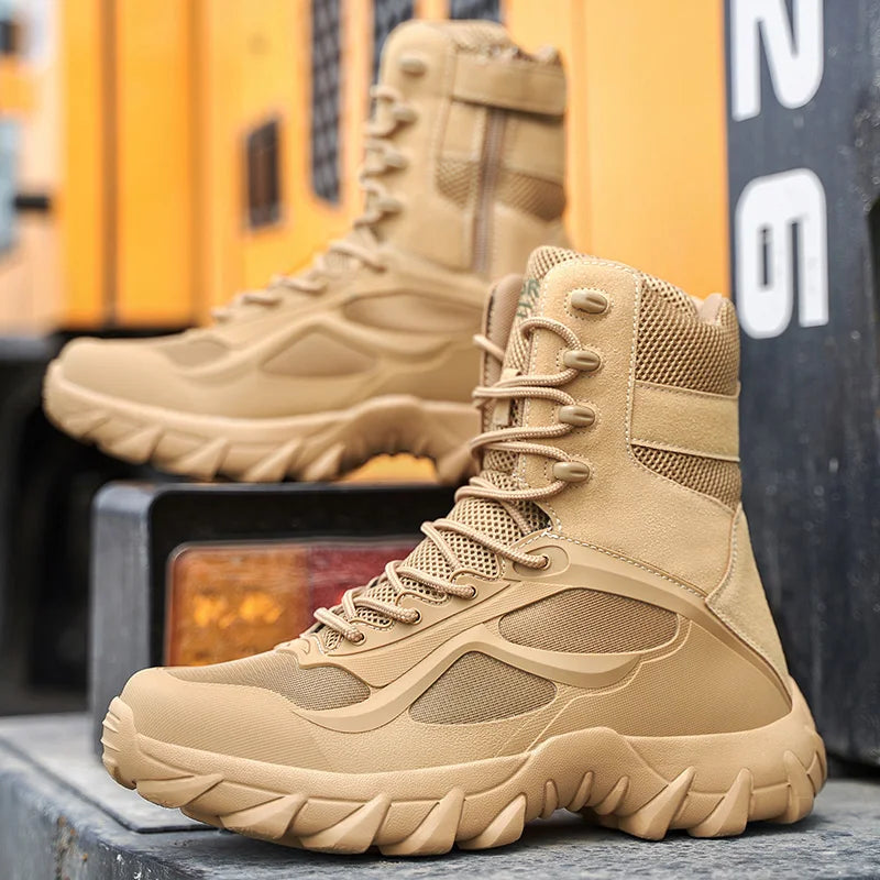 Chaussures bottes tactiques antidérapant