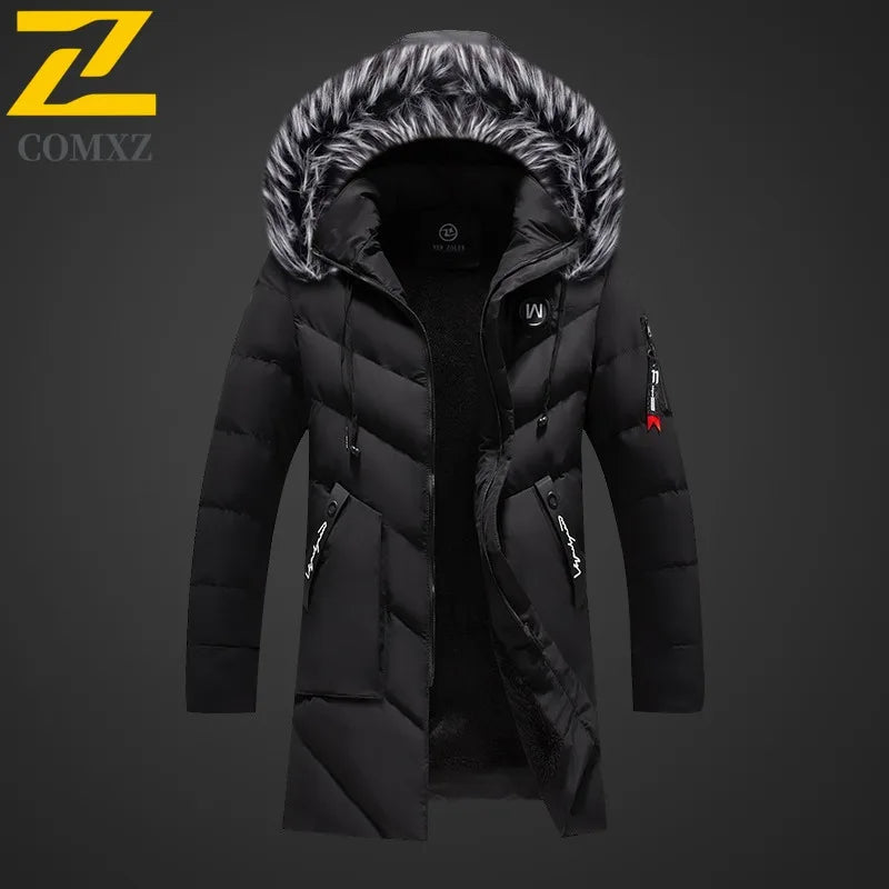 Parka à capuche coupe-vent