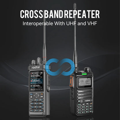 Radtel RT-950 PRO talkie-walkie AM/FM/CB/LSB/USB/CW récepteur avec GPS APRS 10W