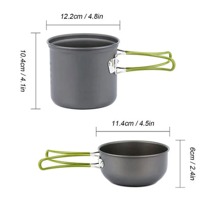 Kit de Cuisine Ultraléger pour Camping & Randonnée