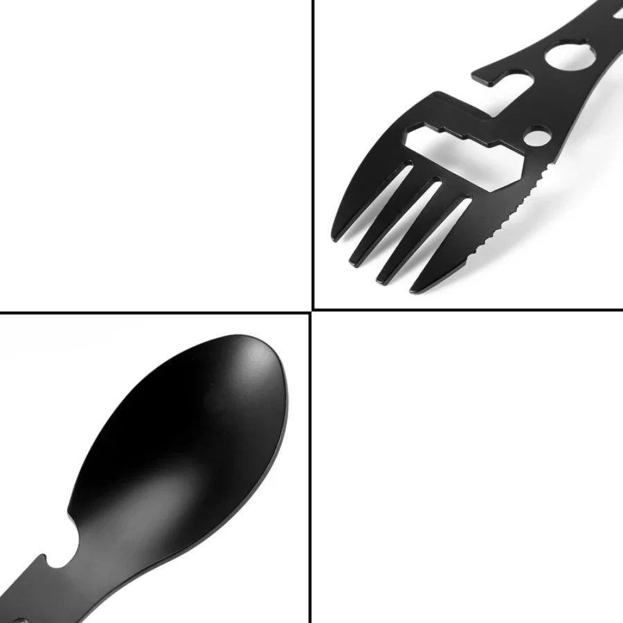 Outil de Repas Multifonction - Kit EDC Survie 5 en 1