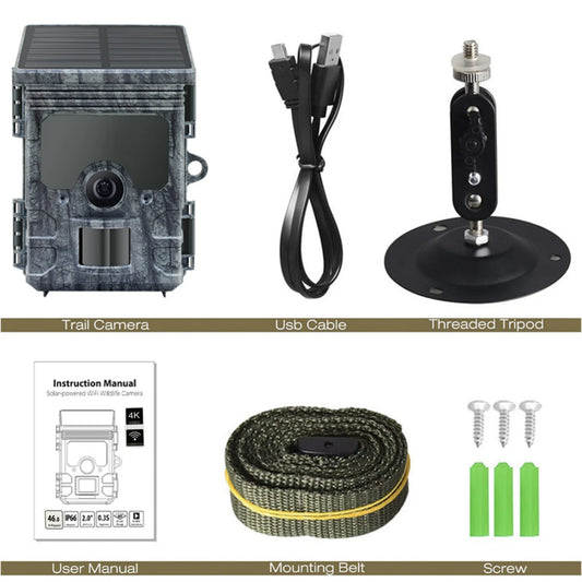 Caméra extérieure 4K Solaire