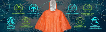 Poncho de Survie d’Urgence 2-en-1