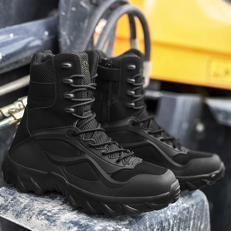 Chaussures bottes tactiques antidérapant