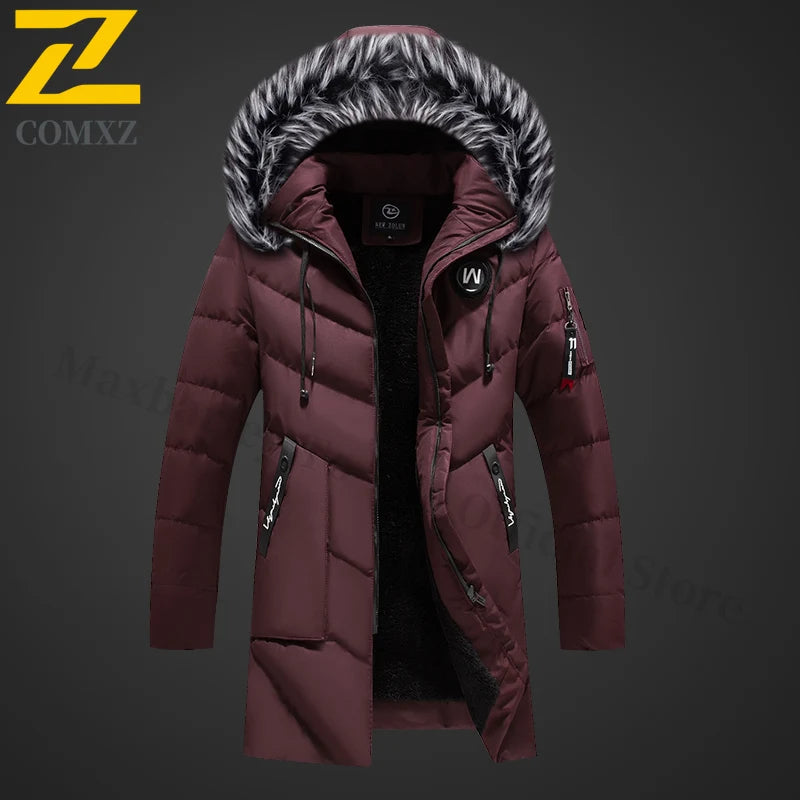 Parka à capuche coupe-vent