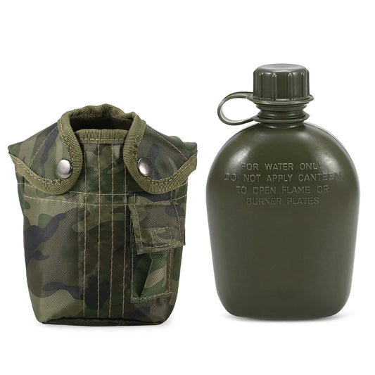 Gourde militaire 1L avec housse tactique