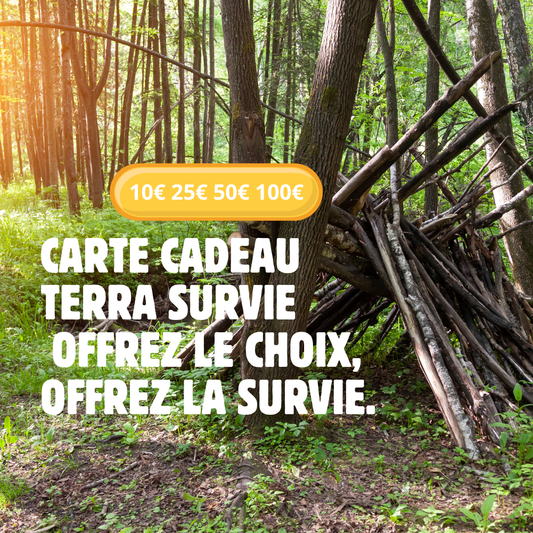 Carte cadeau Terra Survie