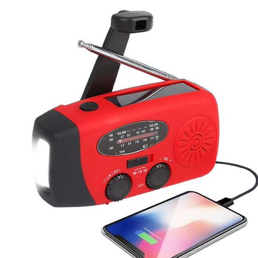 Radio d’urgence multifonction solaire