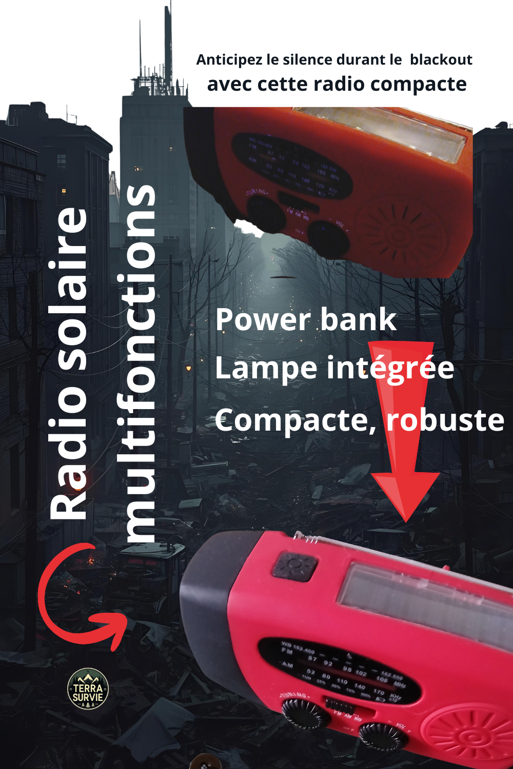 Radio multifonction solaire